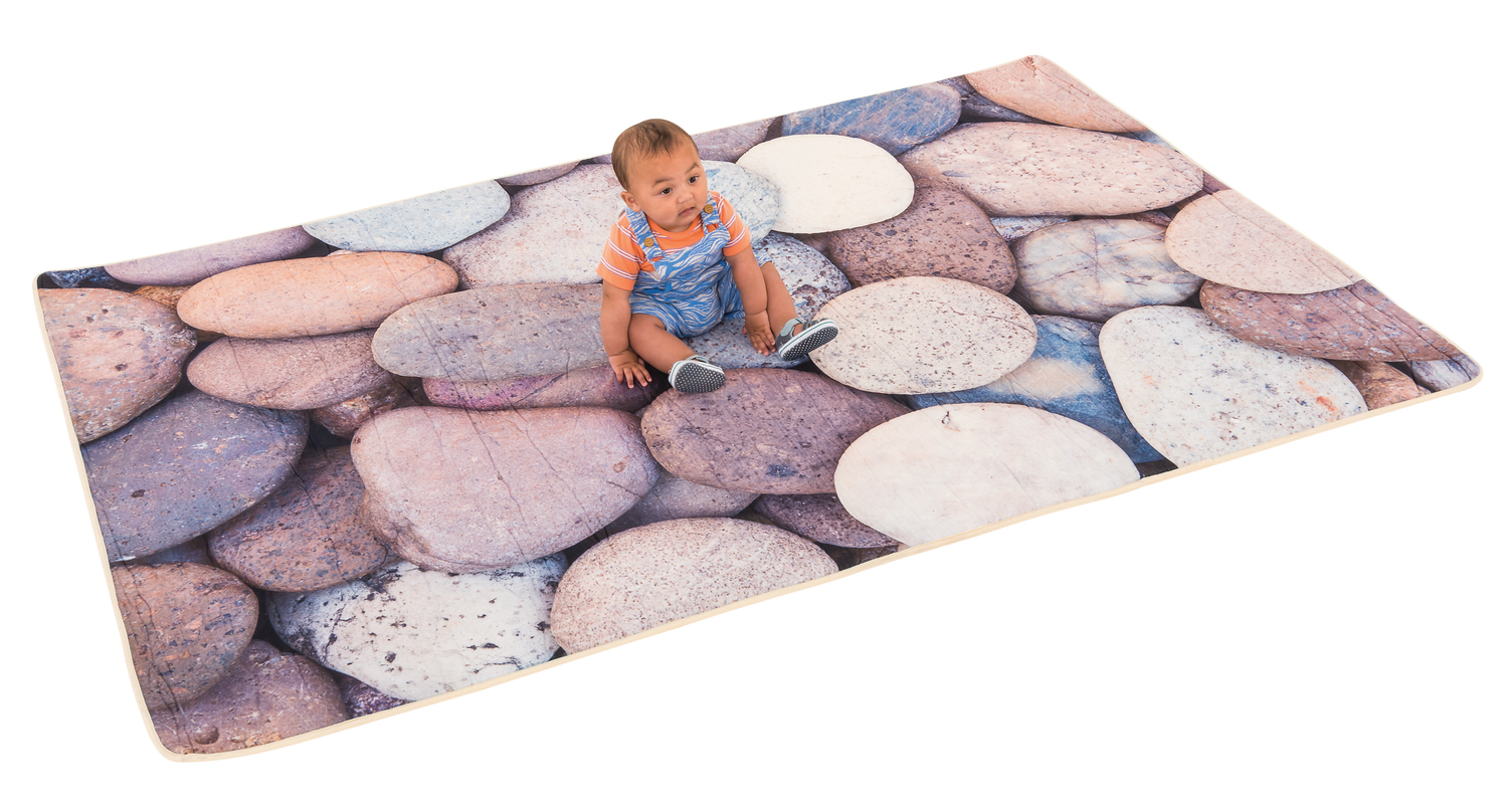 Pebbles Soft Memory Foam Carpet - 140 x 220cm