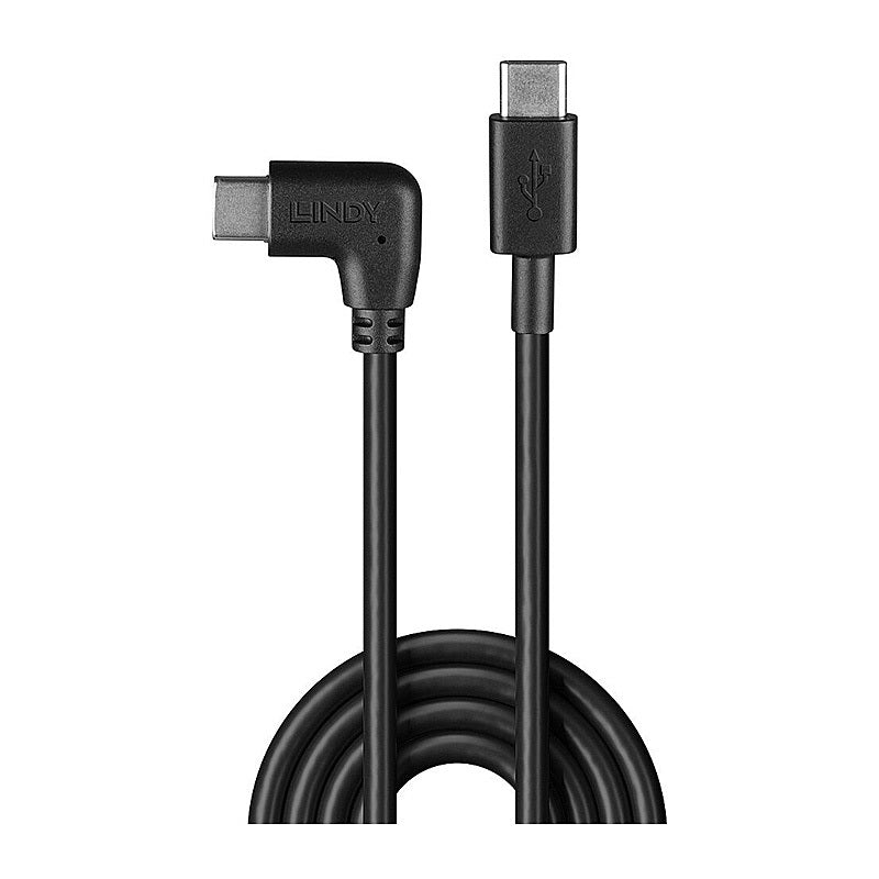 Lindy 1m USB 2.0 Type C Cable, 90° Right Angle [32005]