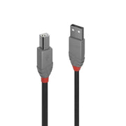 Lindy 1m USB-A 2.0 to USB-B Cable Anthra Line