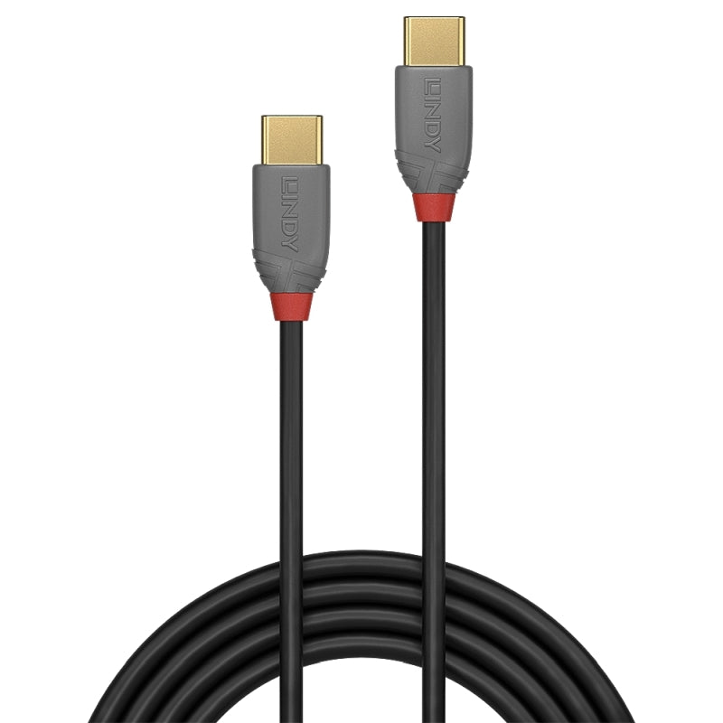 Lindy 0.5m USB 2.0 Type C Cable Anthra Line [36870]