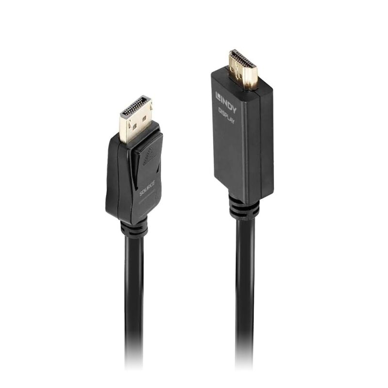 Lindy 1m DisplayPort to HDMI 10.2G Cable