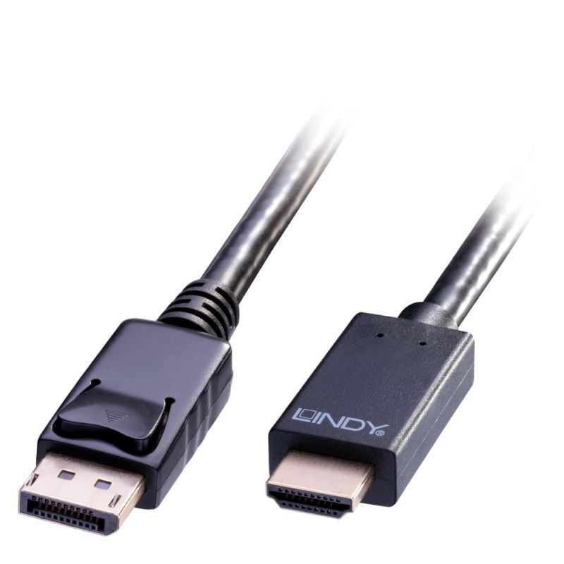 Lindy 2m DisplayPort to HDMI 10.2G Cable