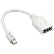Lindy 20cm Mini DisplayPort to DisplayPort Adapter Cable [41021]