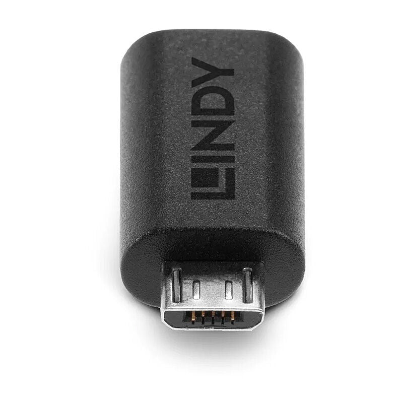 Lindy USB 2.0 Type Micro-B Male to C Female Adapter [41903]