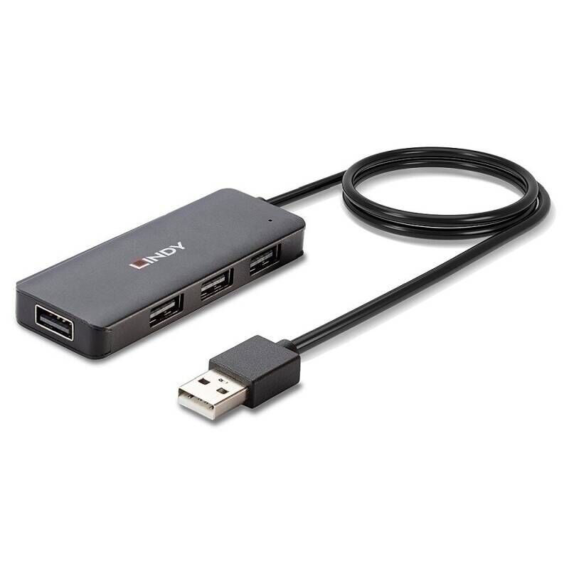 Lindy USB-A 2.0 4 Port Hub [42986]