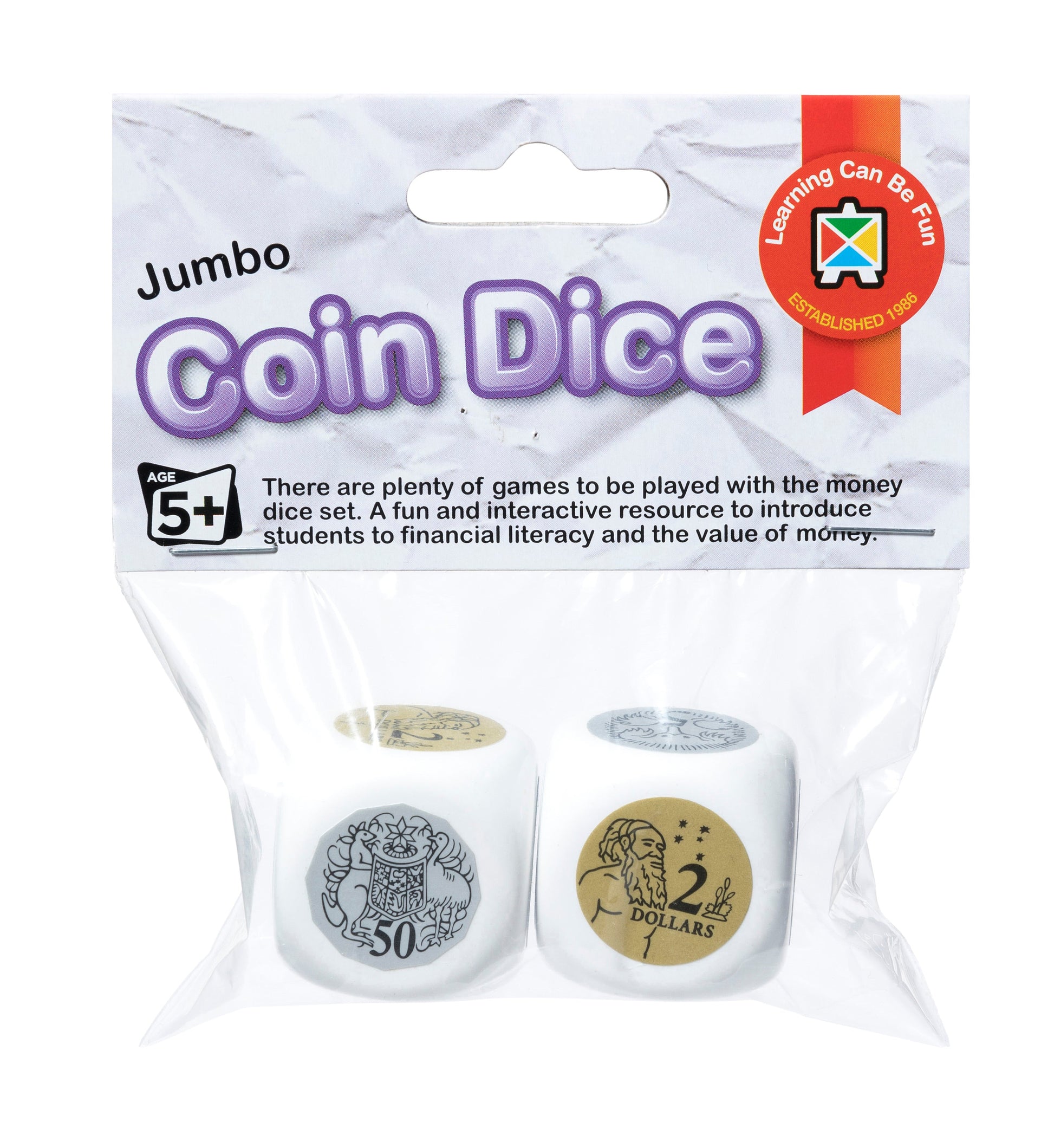Jumbo Australian Coin Dice