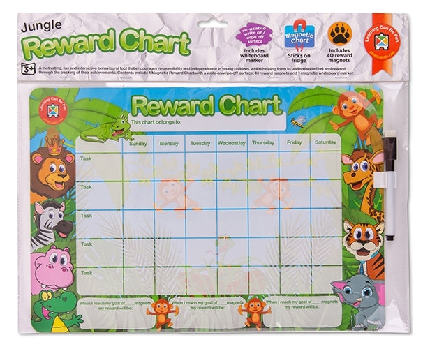 Magnetic Reward Chart - Jungle
