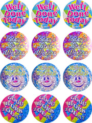 Well Done Today Large Merit Stickers
