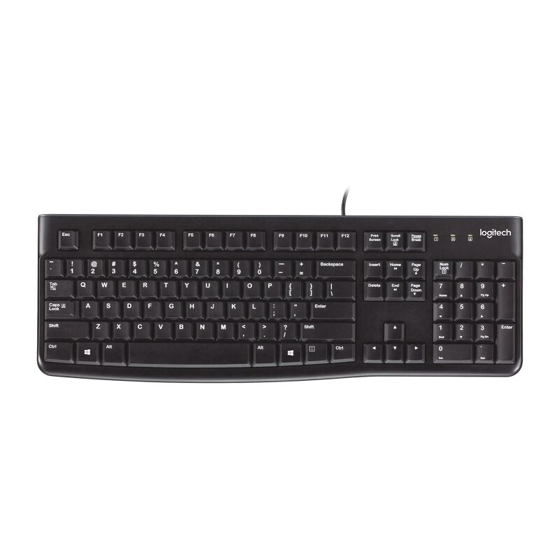 Logitech K120 Wired Full Size USB Keyboard [920-002582]
