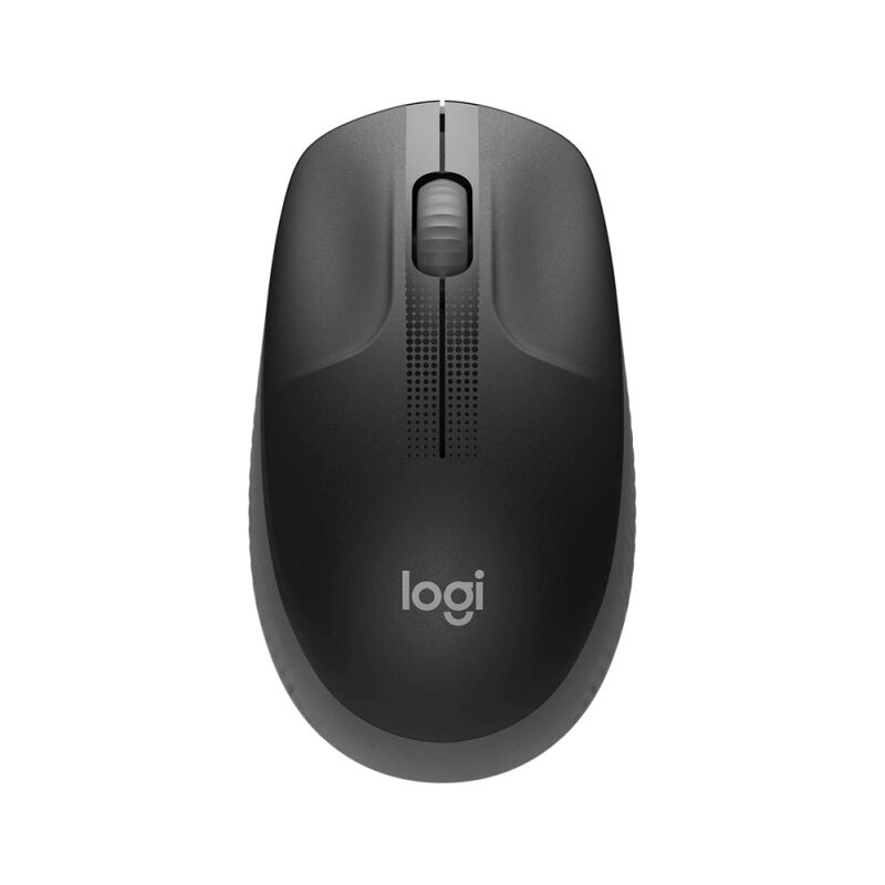 Logitech M190 Full-Size Wireless Mouse Charcoal [910-005913]