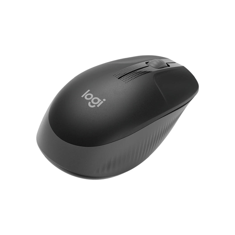 Logitech M190 Full-Size Wireless Mouse Charcoal [910-005913]
