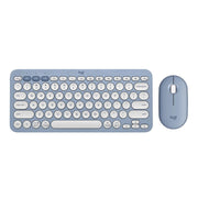 Logitech K380S Pebble 2 Combo Wireless Keyboard & Mouse (Blue) [920-012190]