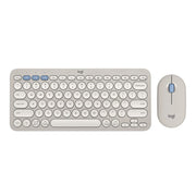 Logitech K380S Pebble 2 Combo Wireless Keyboard & Mouse (Tonal Sand) [920-012191]