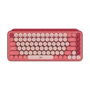 Logitech POP Keys Wireless Mechanical Emoji Keyboard (HeartBreaker Rose) [920-010579]