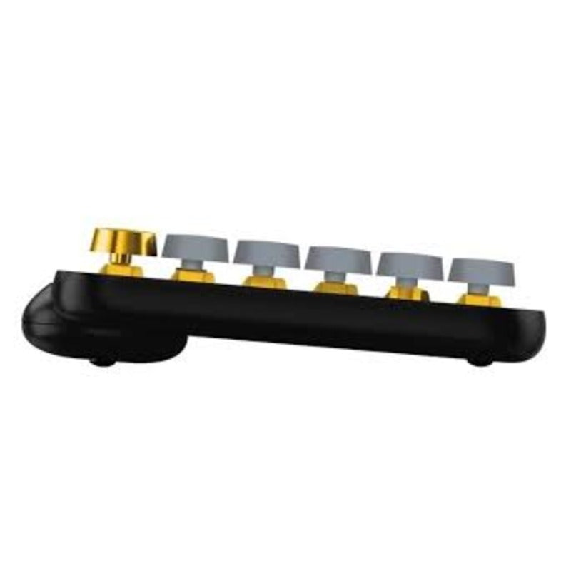 Logitech POP Keys Wireless Mechanical Emoji Keyboard (Blast Yellow) [920-010577]