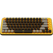 Logitech POP Keys Wireless Mechanical Emoji Keyboard (Blast Yellow) [920-010577]