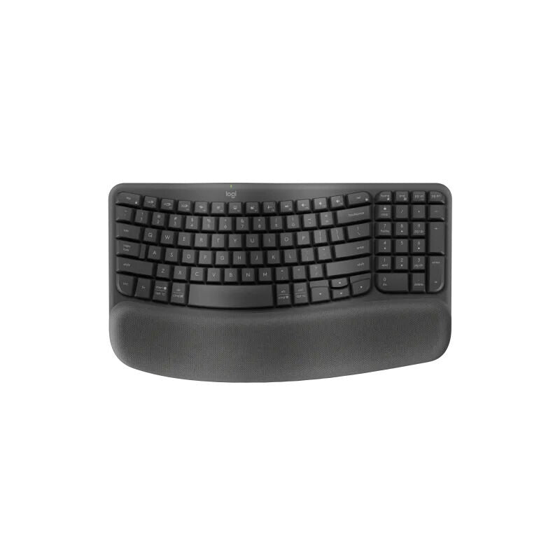 Logitech Wave Keys Wireless Ergonomic Keyboard (Graphite) [920-012281]