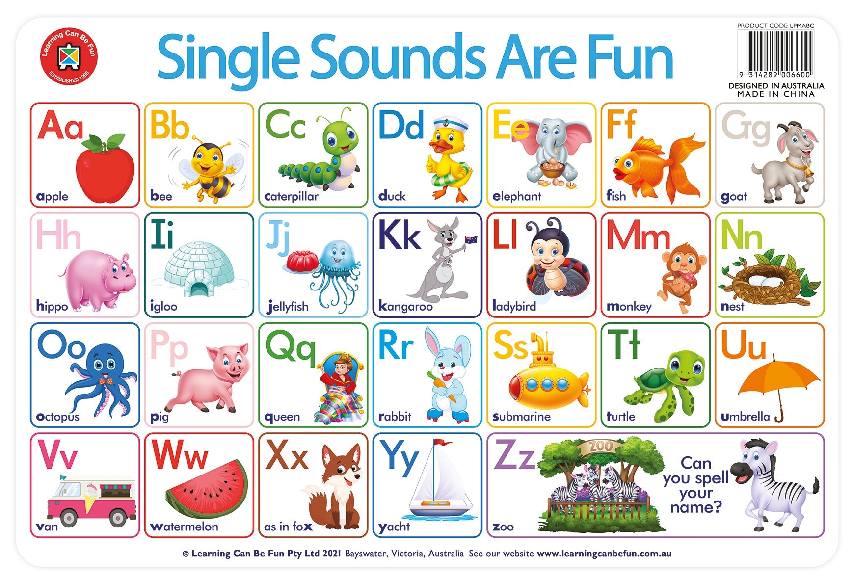 Single Sounds Are Fun Placemat