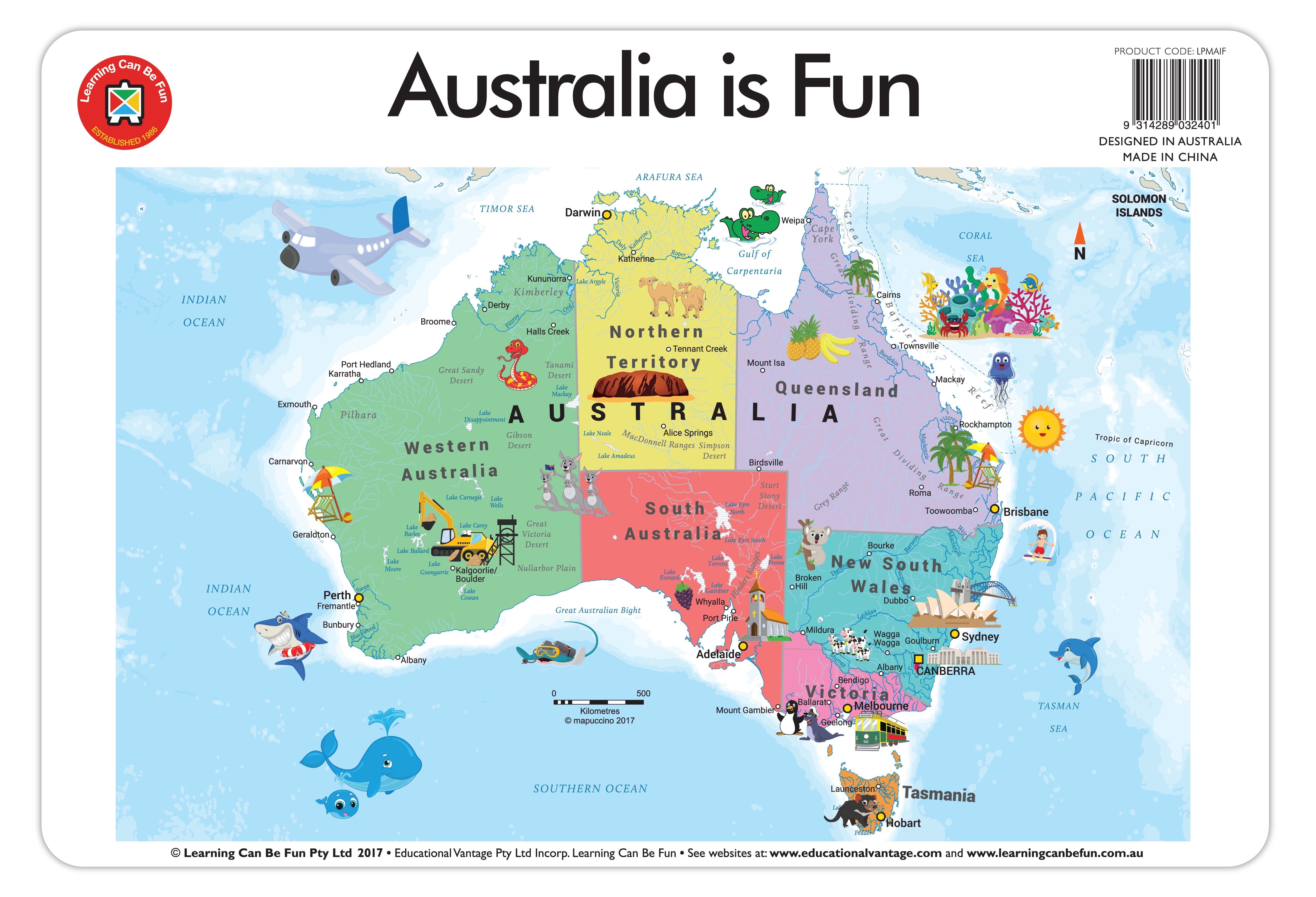 Australia is Fun Placemat