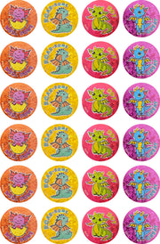 Dragons - Laser Stickers (Pack of 84)