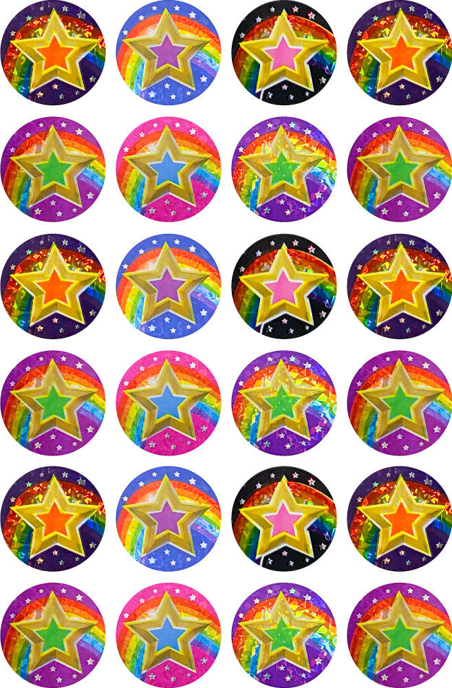 Stars Laser Stickers