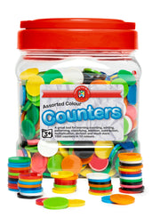 Small 10 Colour Counters - Jar of 1000