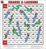 Snakes & Ladders 680 x 720mm with Movers & Dice