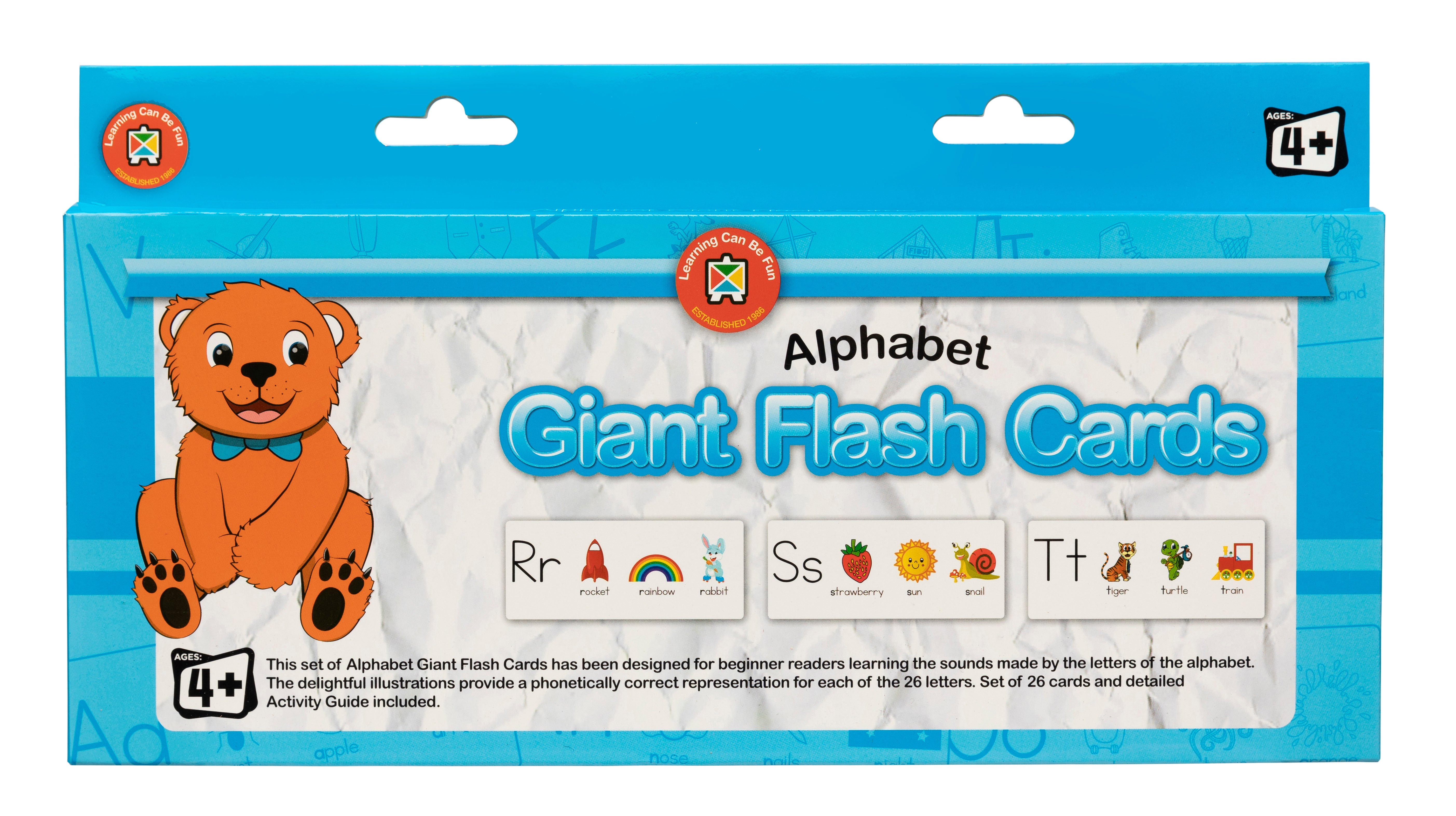 Alphabet Giant Flash Cards - Set of 26