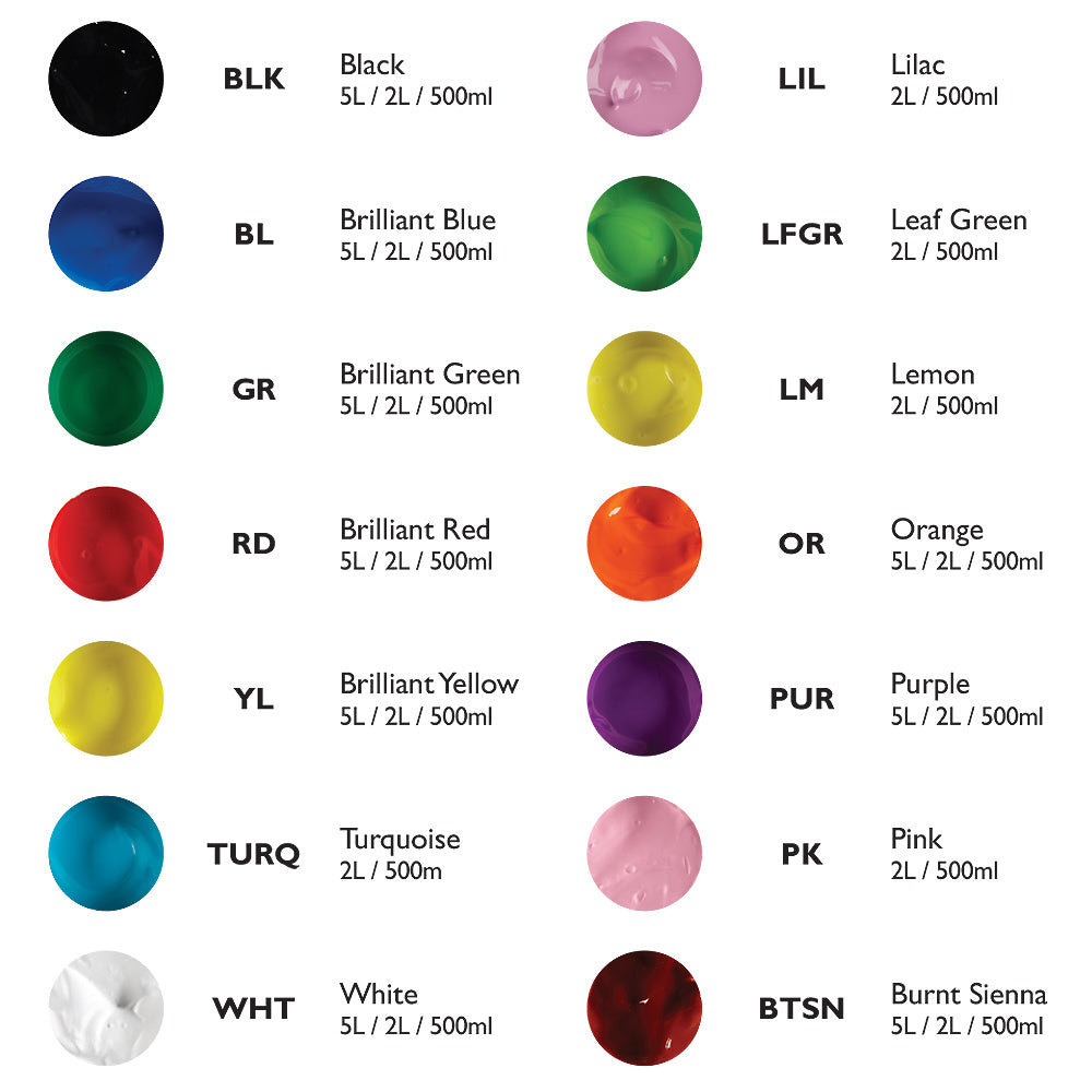 Liquitemp Poster Paint 2L - Burnt Sienna