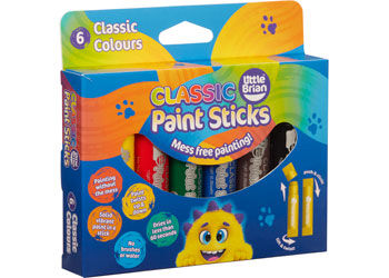 Little Brian Paint Sticks - Classic (Pack of 6)