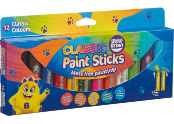 Little Brian Paint Sticks - Classic (Pack of 12)