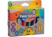 Little Brian Paint Sticks - Metallic (Pack of 6)