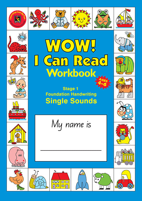 WOW! I Can Read Workbook Stage 1 - Single Sounds: NSW Foundation Handwriting