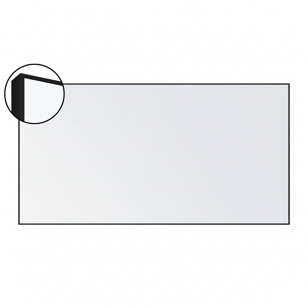 Visionchart LX6 EDGE DuraWrite Whiteboard 2400 x 1200mm Slim Edge Powder Coated Frame (Special Order)