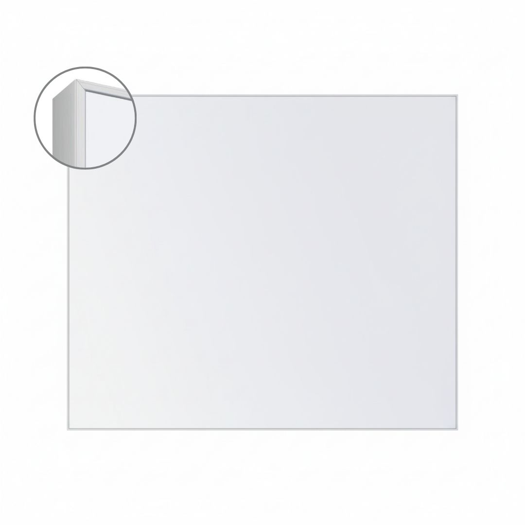 Visionchart LX6 EDGE DuraWrite Whiteboard 900 x 900mm Slim Edge