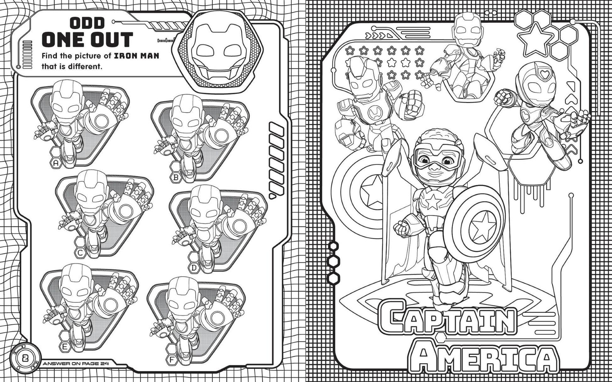 Iron Man and His Awesome Friends - Activity Fun Pack — inside page 3