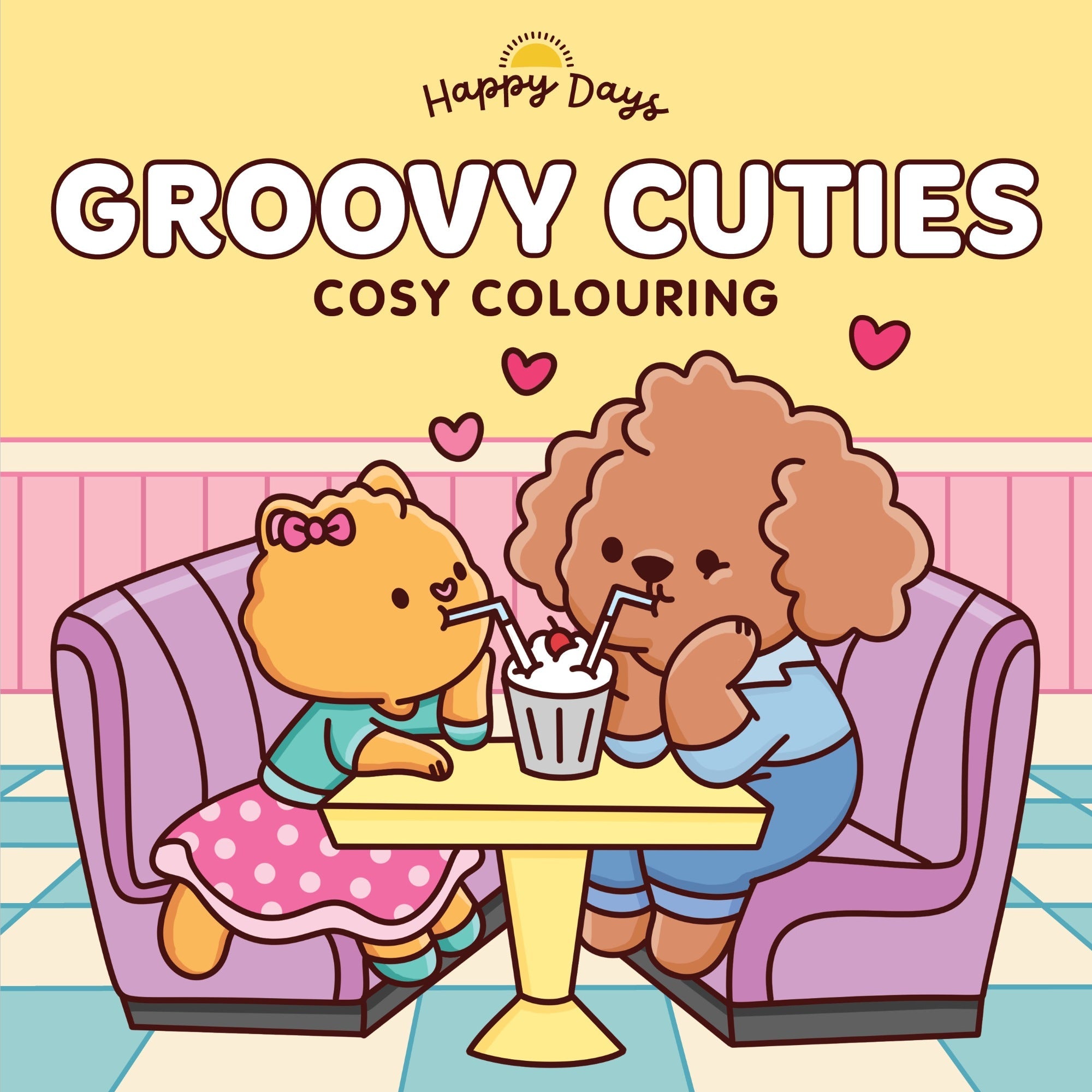 Happy Days - Groovy Cuties Cosy Colouring