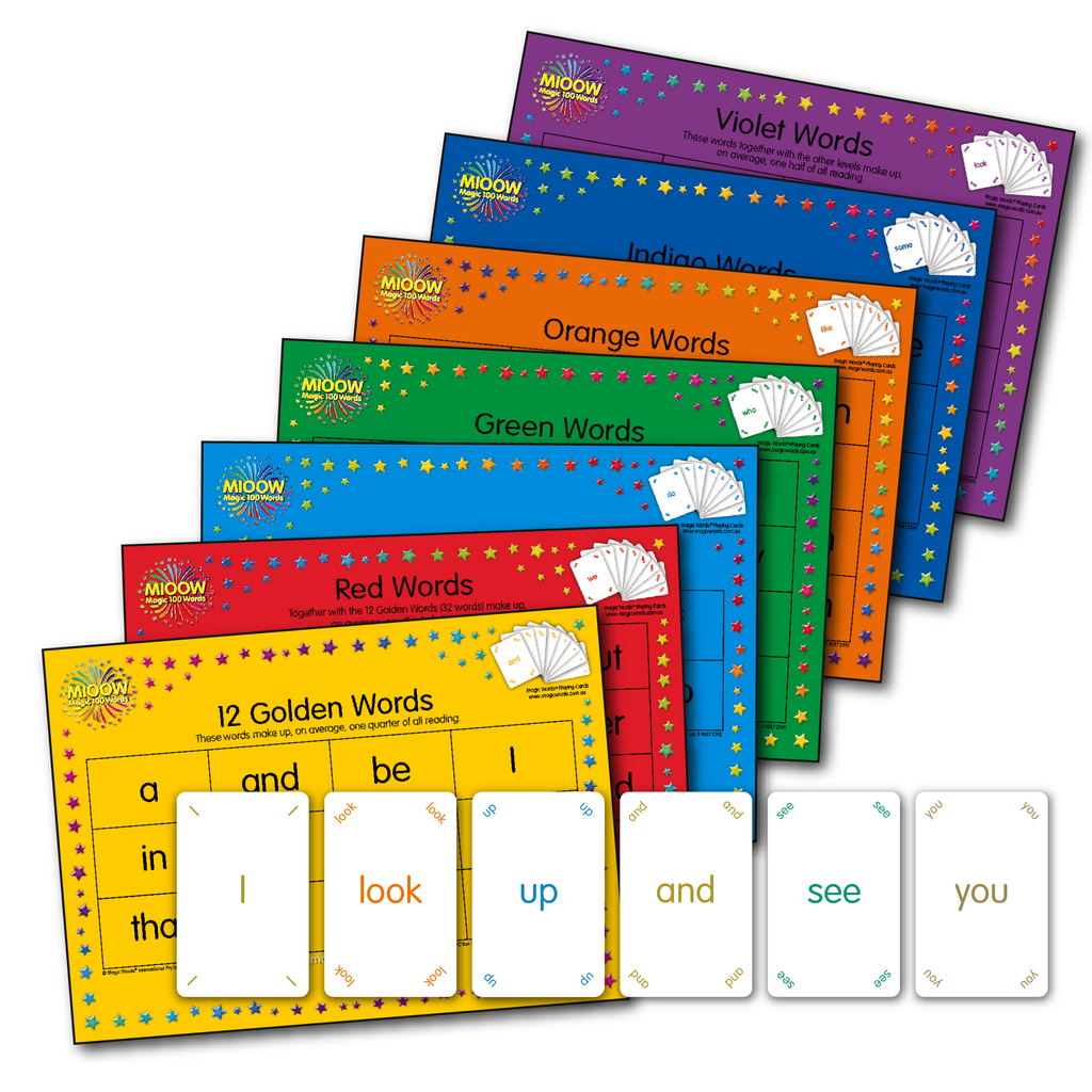 Magic 100 Words - Learning Boards