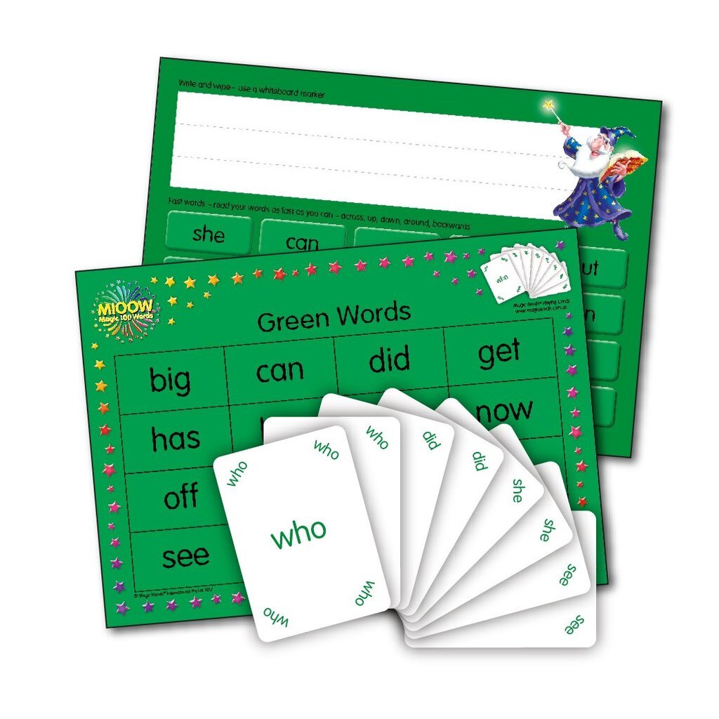 Magic 100 Words - Learning Boards