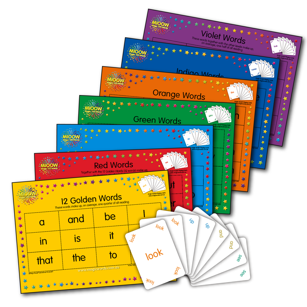 Magic 100 Words - Learning Boards