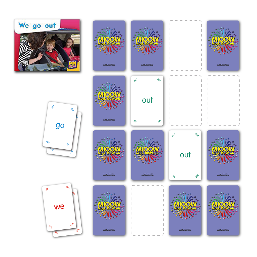 Magic 100 Words - Playing Cards (1-100)
