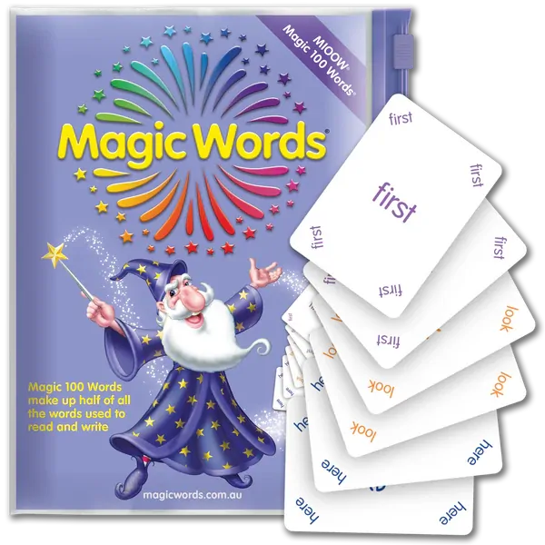 Magic 100 Words - Playing Cards (1-100)