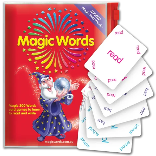 Magic 200 Words - Playing Cards (101-200)