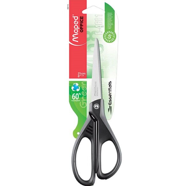 Maped Scissors - 21cm Essential: Green