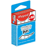 Maped Chalk - White: Pack of 10