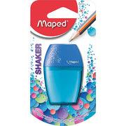 Maped Shaker Sharpener - 1 Hole: Assorted (Pack of 6)