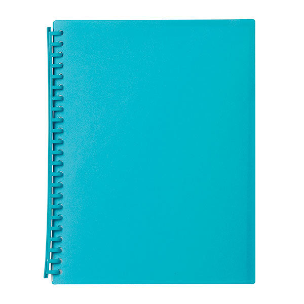 Marbig Display Book (A4) - 20 Pocket Refillable Translucent
