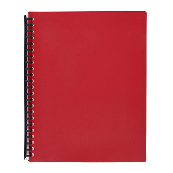 Display Book A4 40 Inserts Red