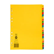 Marbig Dividers (A4) Manilla - A-Z Tab Bright