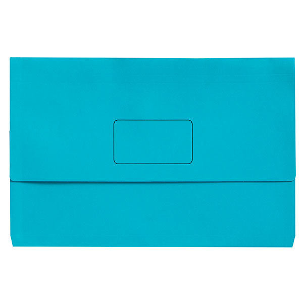 Marbig Slimpick Document Wallet - A3: Blue Marine